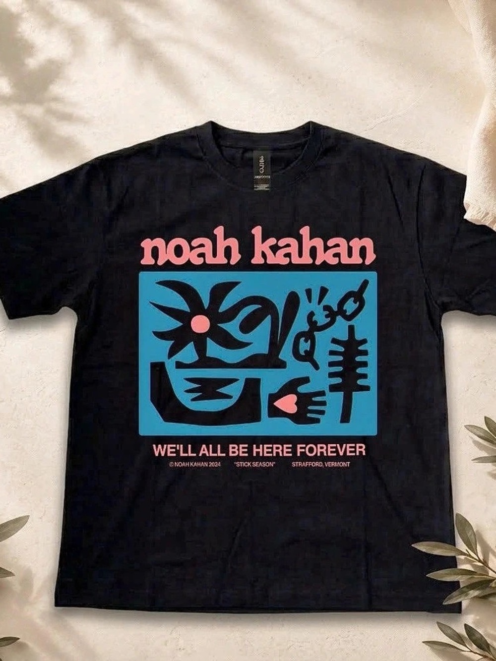 Noah Kahan "Stick Season" Black T-Shirt – Concert Merchandise